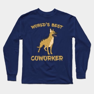 German Shepherd World's Best Coworker Long Sleeve T-Shirt